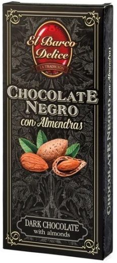 Chocolate negro con Almendras el barco delice